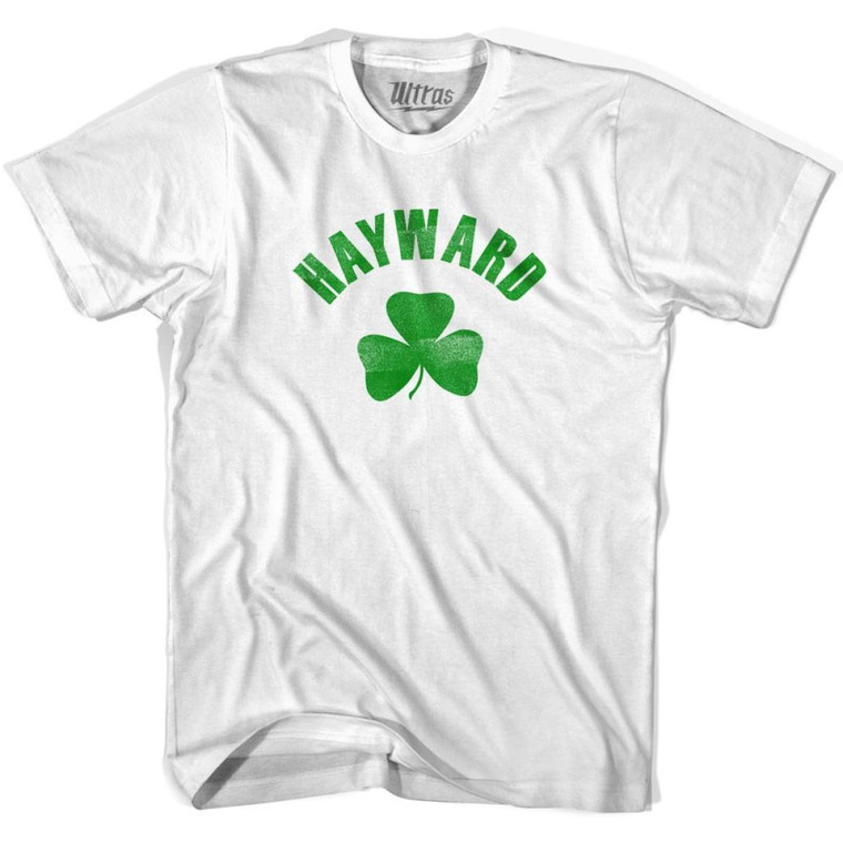 Hayward Shamrock Womens Cotton T-shirt - White