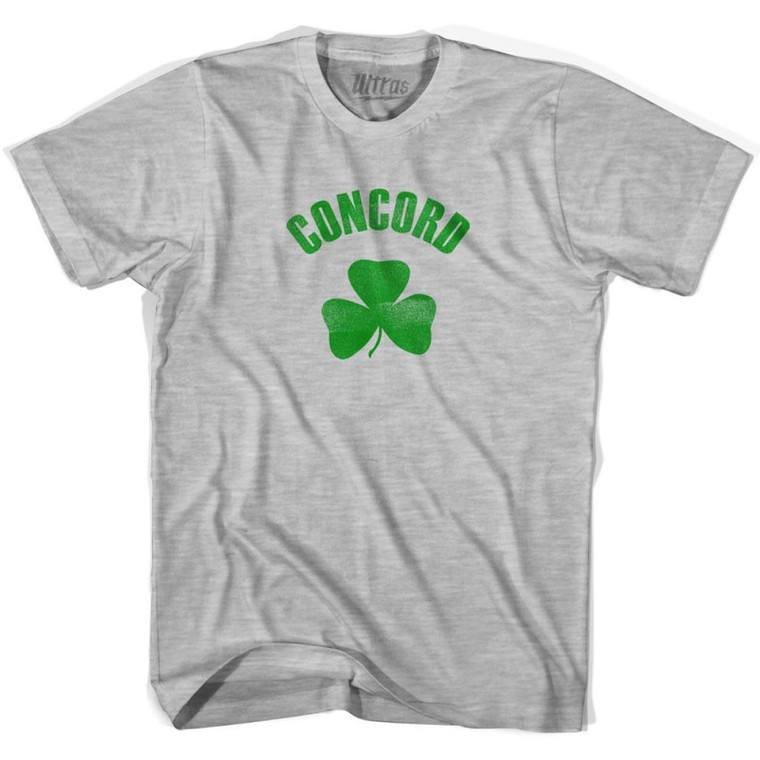 Concord Shamrock Cotton T-Shirt - Grey Heather