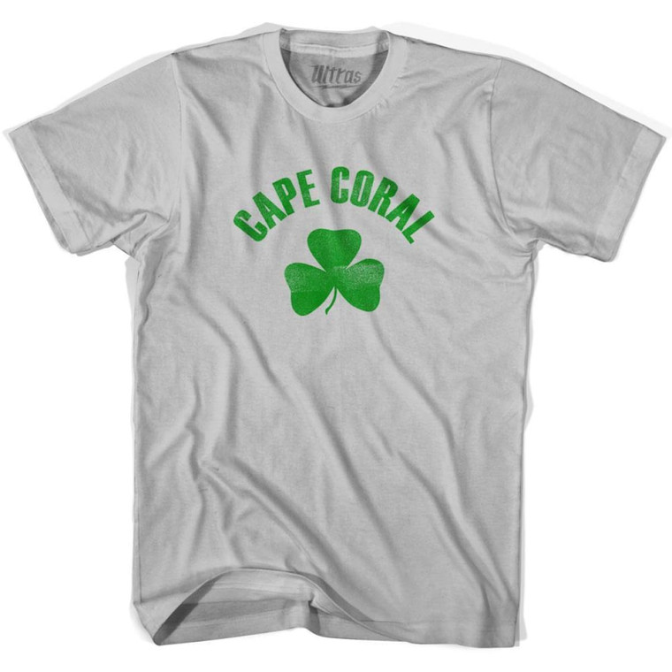 Cape Coral Shamrock Cotton T-Shirt - Cool Grey