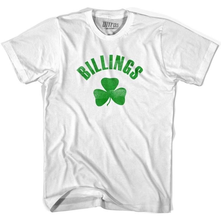 Billings Shamrock Cotton T-shirt - White