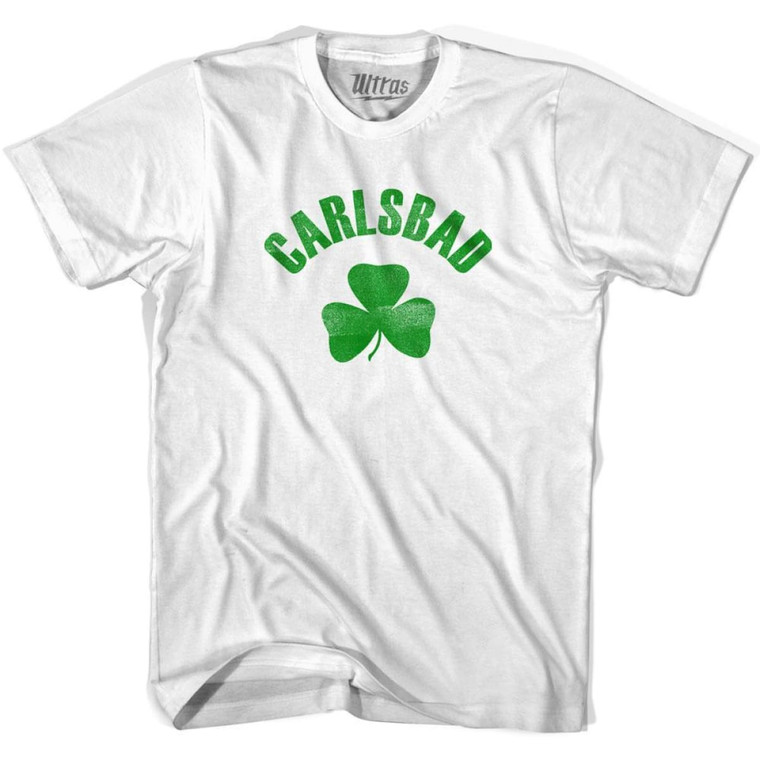 Carlsbad Shamrock Cotton T-shirt - White