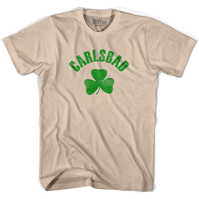 Carlsbad Shamrock Cotton T-Shirt - Creme
