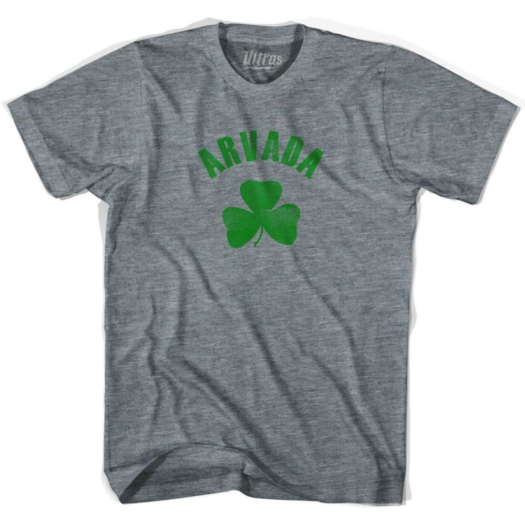 Arvada Shamrock Youth Tri-Blend T-shirt - Athletic Grey