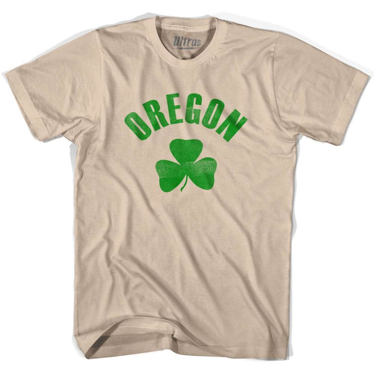 Oregon State Shamrock Cotton T-Shirt - Creme