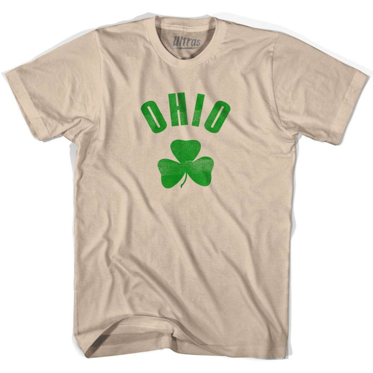 Ohio State Shamrock Cotton T-Shirt - Creme