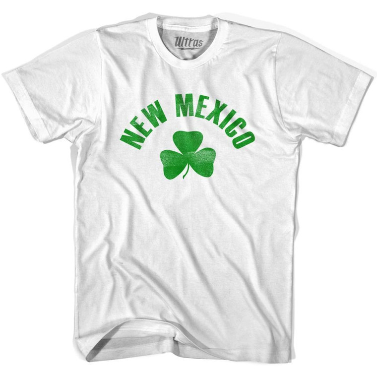 New Mexico State Shamrock Cotton T-shirt - White