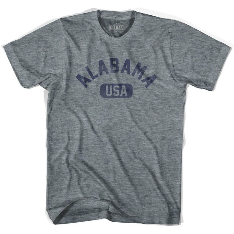 Alabama USA Womens Tri-Blend T-shirt - Athletic Grey