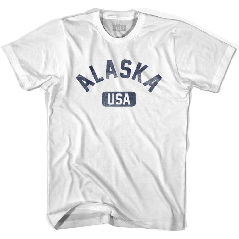 Alaska USA Womens Cotton T-shirt - White