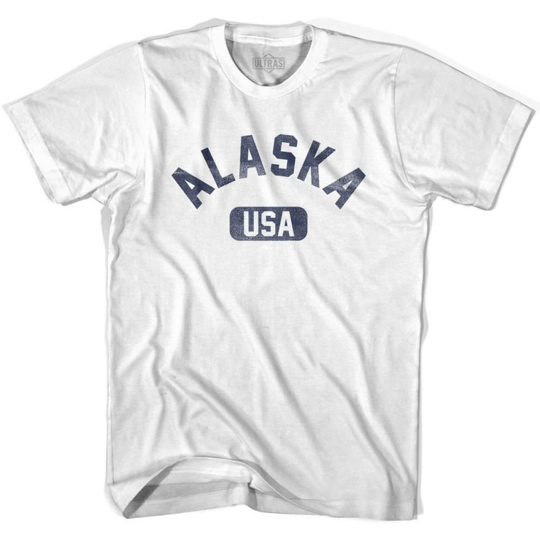 Alaska USA Youth Cotton T-shirt - White