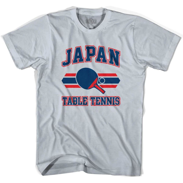 Japan Table Tennis Adult Cotton T-Shirt - Cool Grey