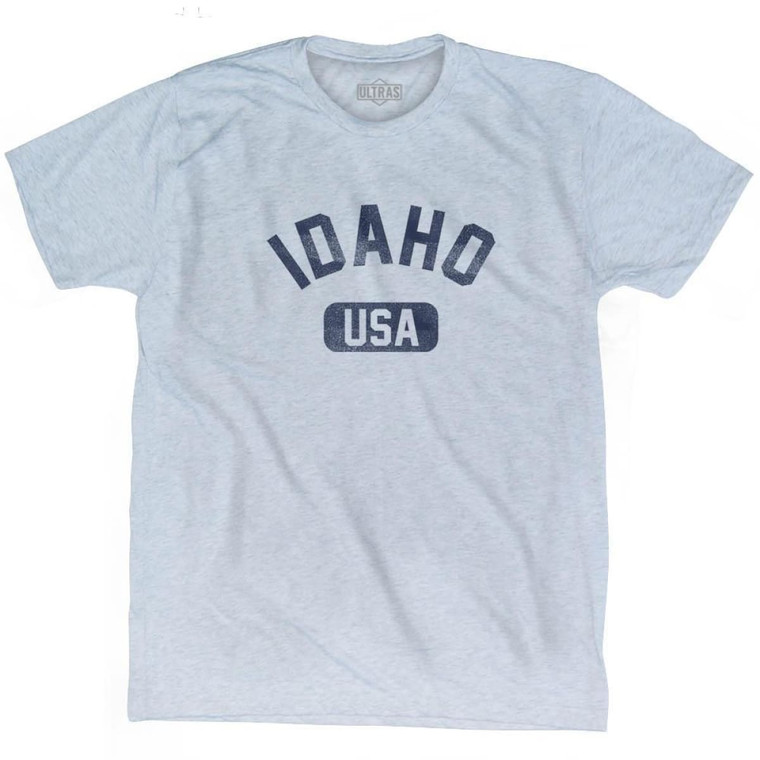 Idaho USA Adult Tri-Blend T-Shirt - Athletic White