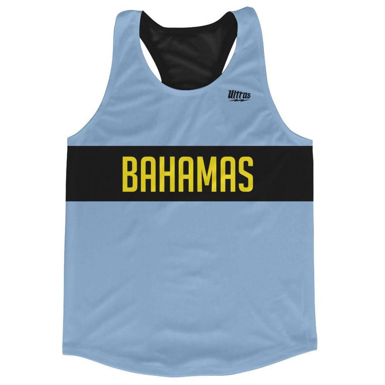 Bahamas Country Finish Line Running Tank Top Racerback Track and Cross Country Singlet Jersey Made in USA - Light Blue