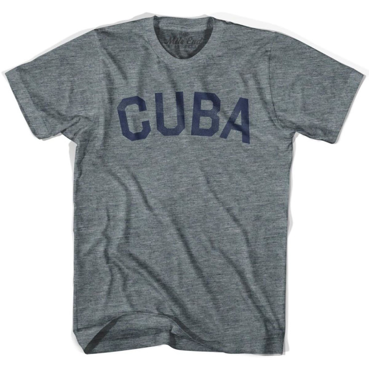 Cuba Vintage T-shirt - Athletic Grey