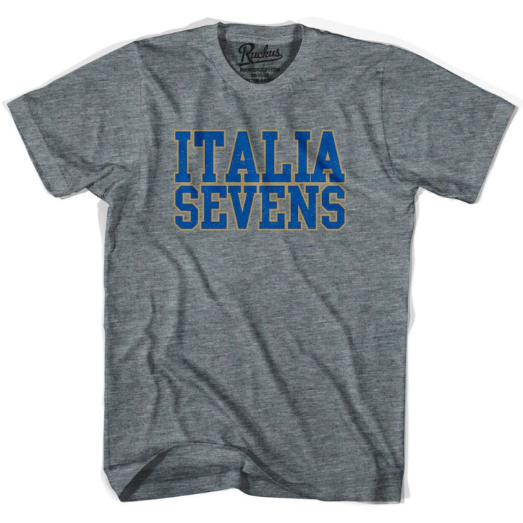Italy Sevens Sevens Rugby T-shirt - Athletic Grey