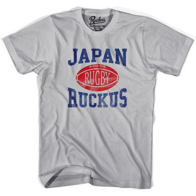 Japan Ruckus Rugby T-Shirt - Cool Grey