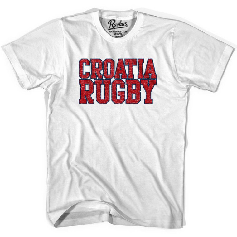 Croatia Rugby Nations T-Shirt - Cool Grey