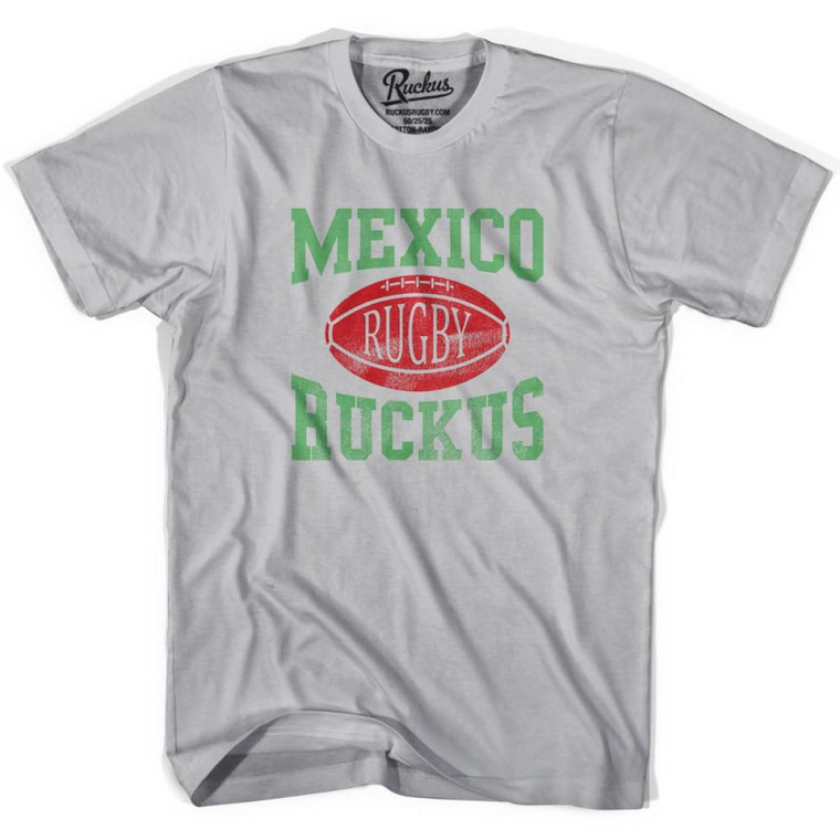 Mexico Ruckus Rugby T-Shirt - Cool Grey