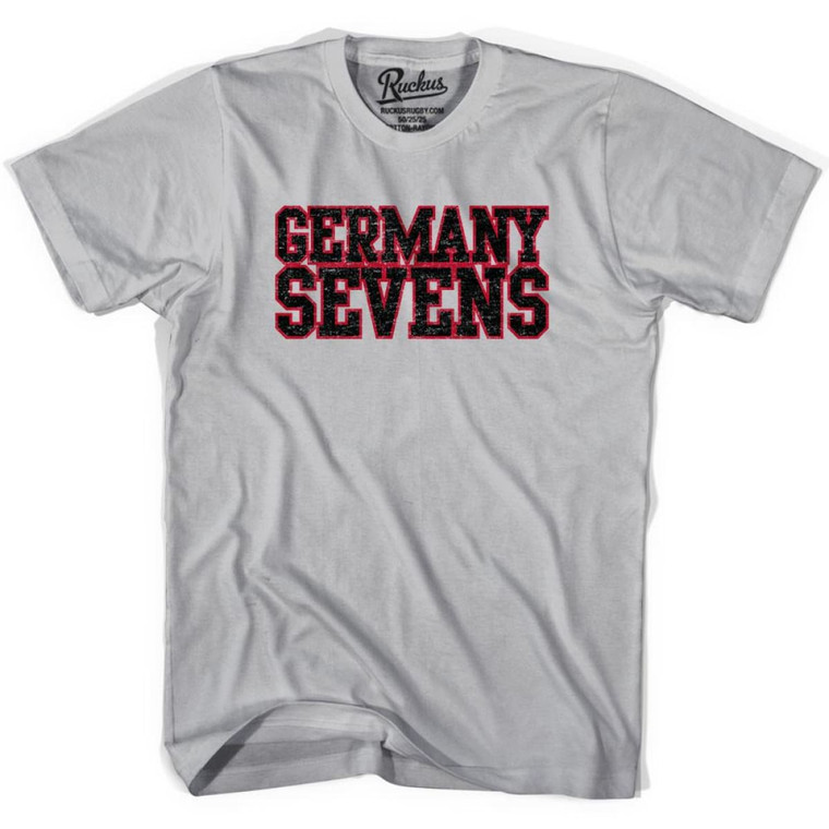 Germany Sevens (Navy Version) Rugby T-Shirt - Cool Grey