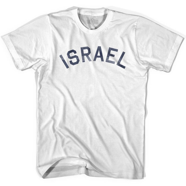 Israel Vintage City Womens Cotton T-shirt - White