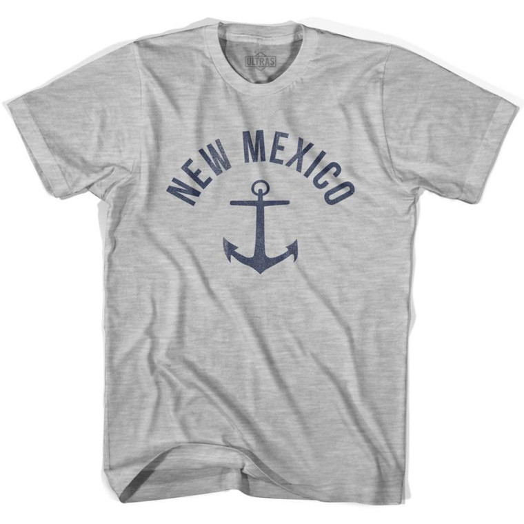 New Mexico State Anchor Home Cotton Youth T-Shirt - Grey Heather