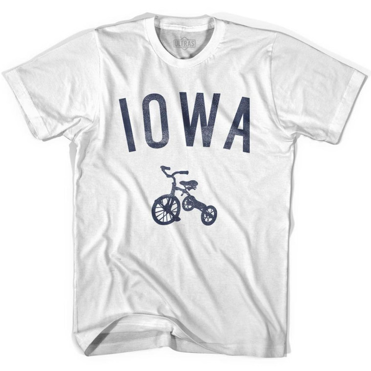 Iowa State Tricycle Womens Cotton T-shirt - White