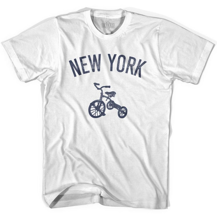 New York State Tricycle Youth Cotton T-shirt - White