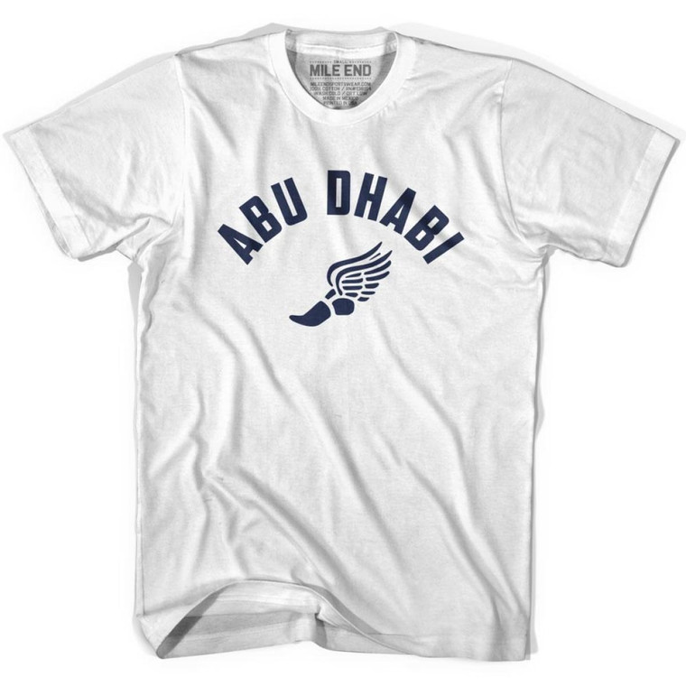 Abu Dahbi Running Winged Foot Running Winged Foot Track T-Shirt - Adult - White