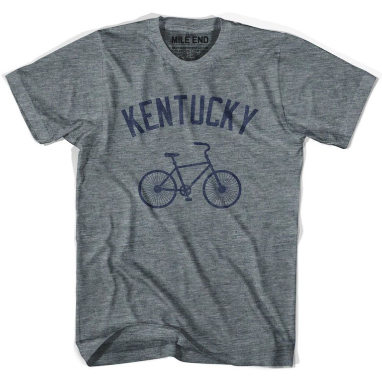 Kentucky Vintage Bike T-Shirt - Adult - Athletic Grey