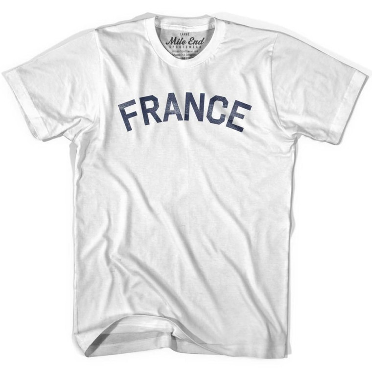 France Vintage T-Shirt - Adult - Grey Heather