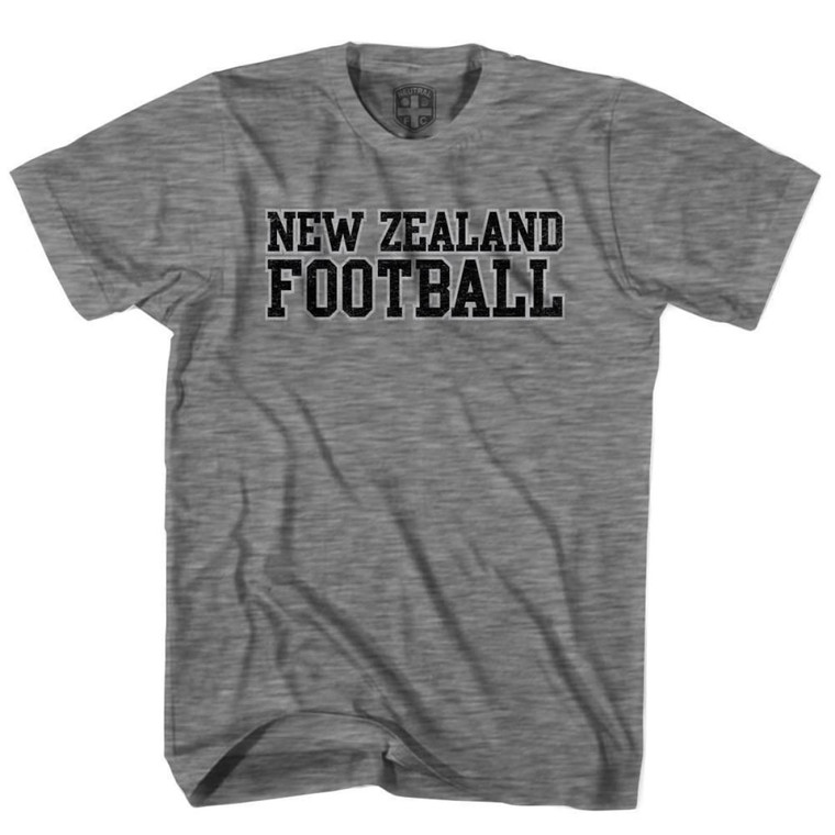 New Zealand Football Country T-Shirt - Heather Grey