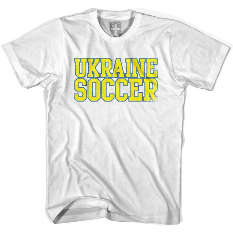 Ukraine Soccer Nations World Cup T-shirt - White