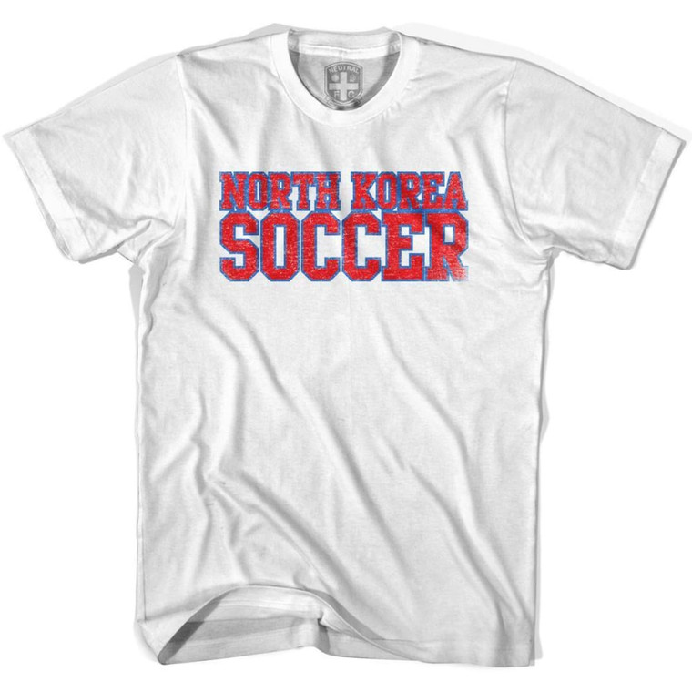 North Korea Soccer Nations World Cup T-shirt - White