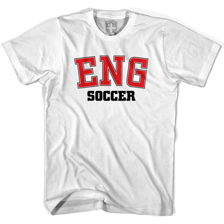 England ENG Soccer Country Code T-shirt - White