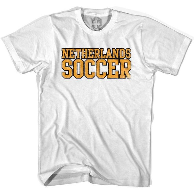 Netherlands Soccer Nations World Cup T-shirt - White