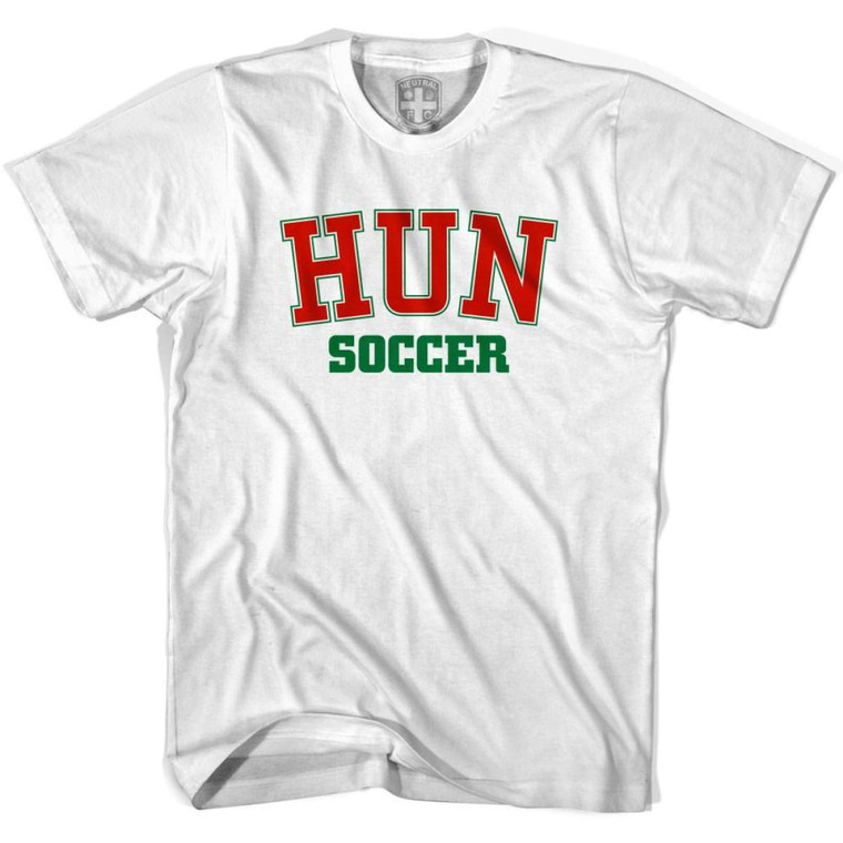 Hungary HUN Soccer Country Code T-shirt - White