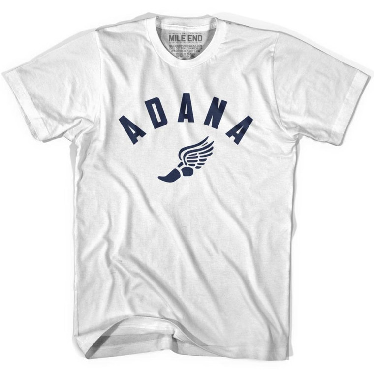 Adana Running Winged Foot Running Winged Foot Track T-shirt - White