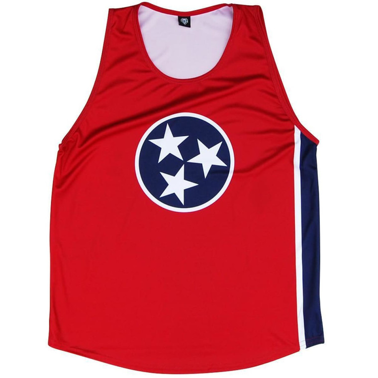 Tennesse Flag Sport Tank Made in USA - Red White Blue