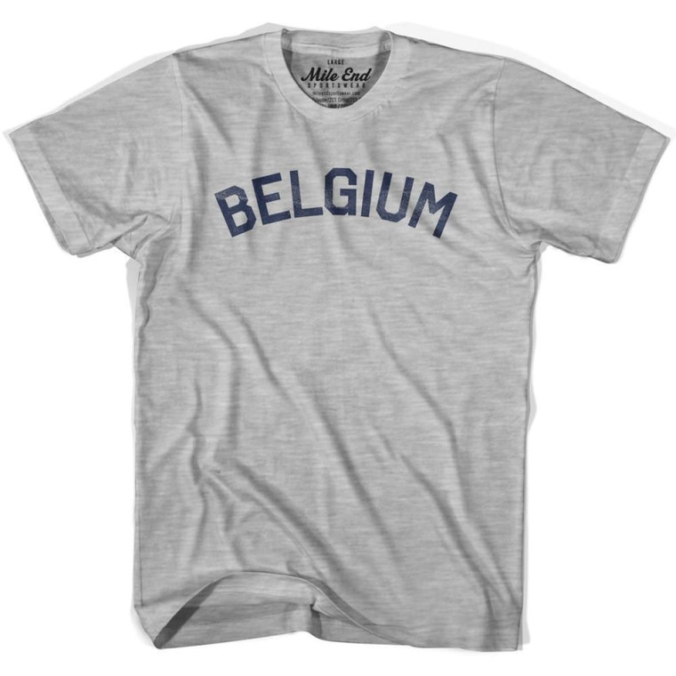 Belgium Vintage T-Shirt - Grey Heather
