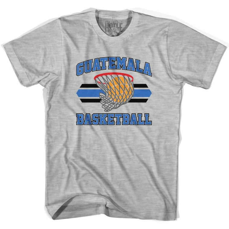 Guatemala 90's Basketball T-shirt - Grey Heather