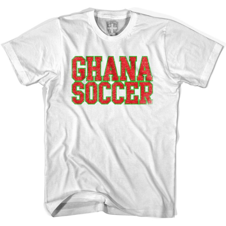 Ghana Soccer Nations World Cup T-Shirt - Adult - White