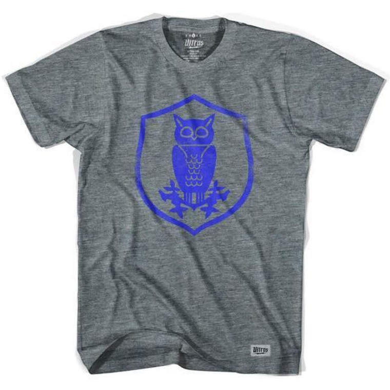 Sheffield Owl Crest Soccer T-shirt-Adult - Athletic Grey