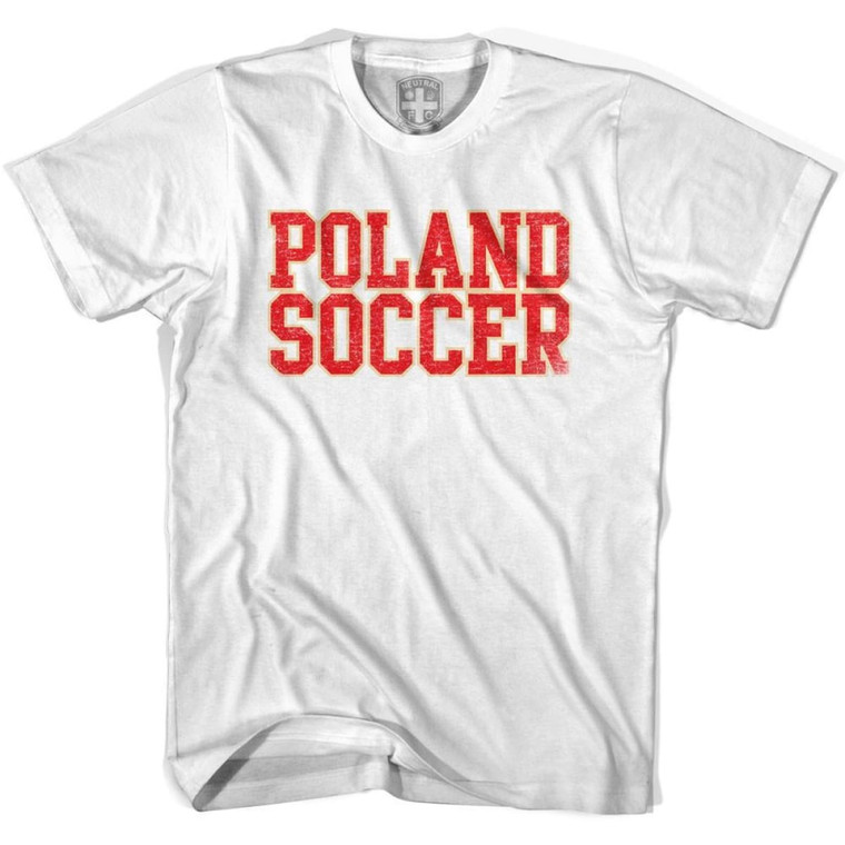 Poland Soccer Nations World Cup T-Shirt - Adult - White
