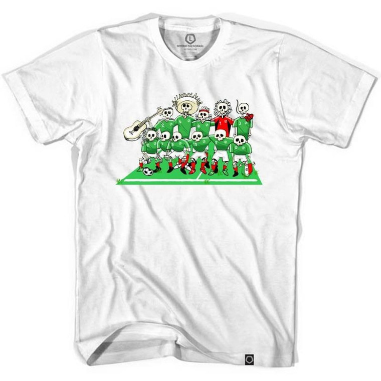 Mexico Muertos Team T-Shirt - Adult - White