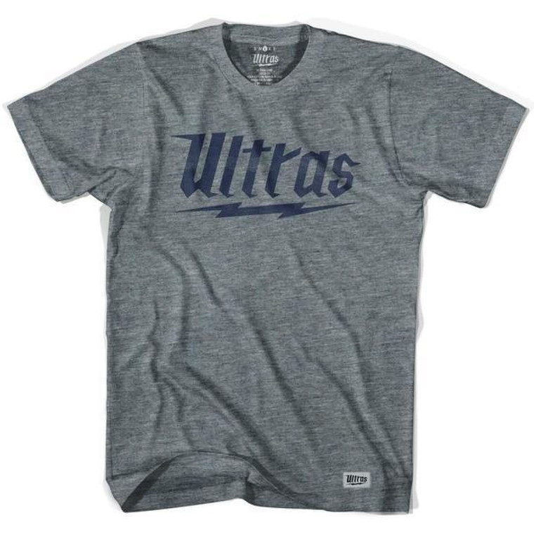 Ultras Lightning Logo T-Shirt - Adult - Athletic Grey Ultras Lightning Logo T-Shirt - Adult - Athletic Grey