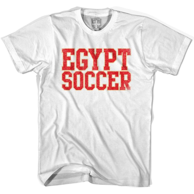 Egypt Soccer Nations World Cup T-Shirt - Adult - White