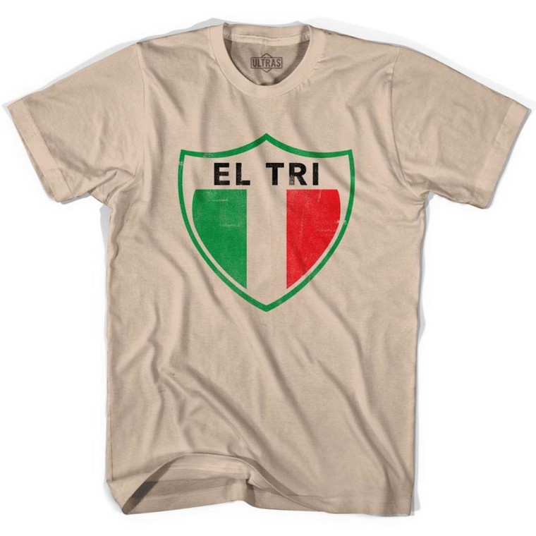 Ultras Mexico El Tri Crest Soccer T-shirt - Creme