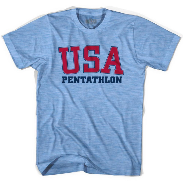 USA Pentathlon Ultras T-Shirt - Athletic Blue