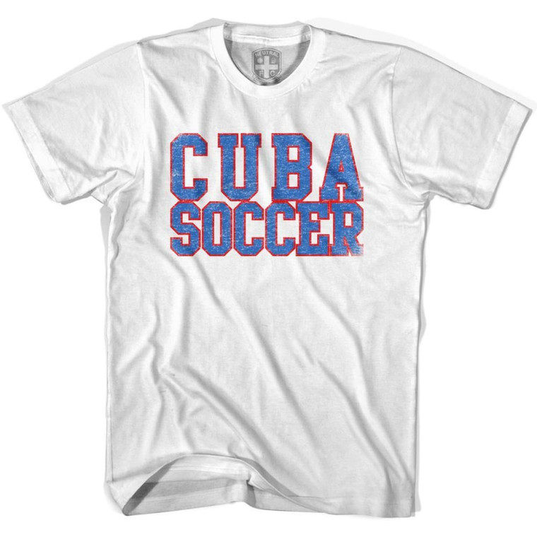 Cuba Soccer Nations World Cup T-Shirt - Adult - White