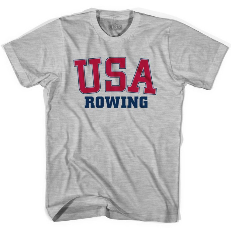 USA Rowing Ultras T-Shirt - Grey Heather