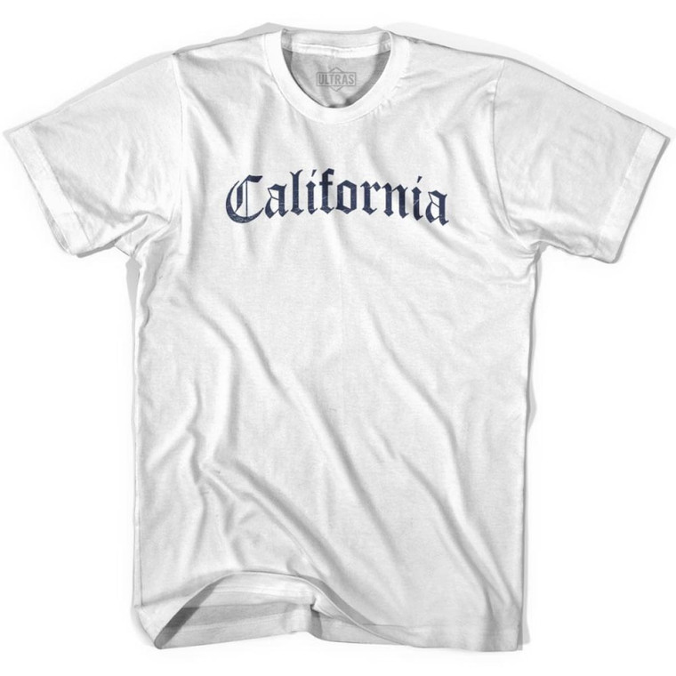 Youth California Old Town Font T-shirt - White